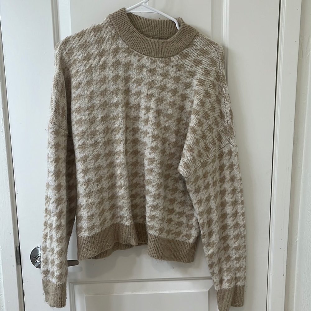 Checkered sweater